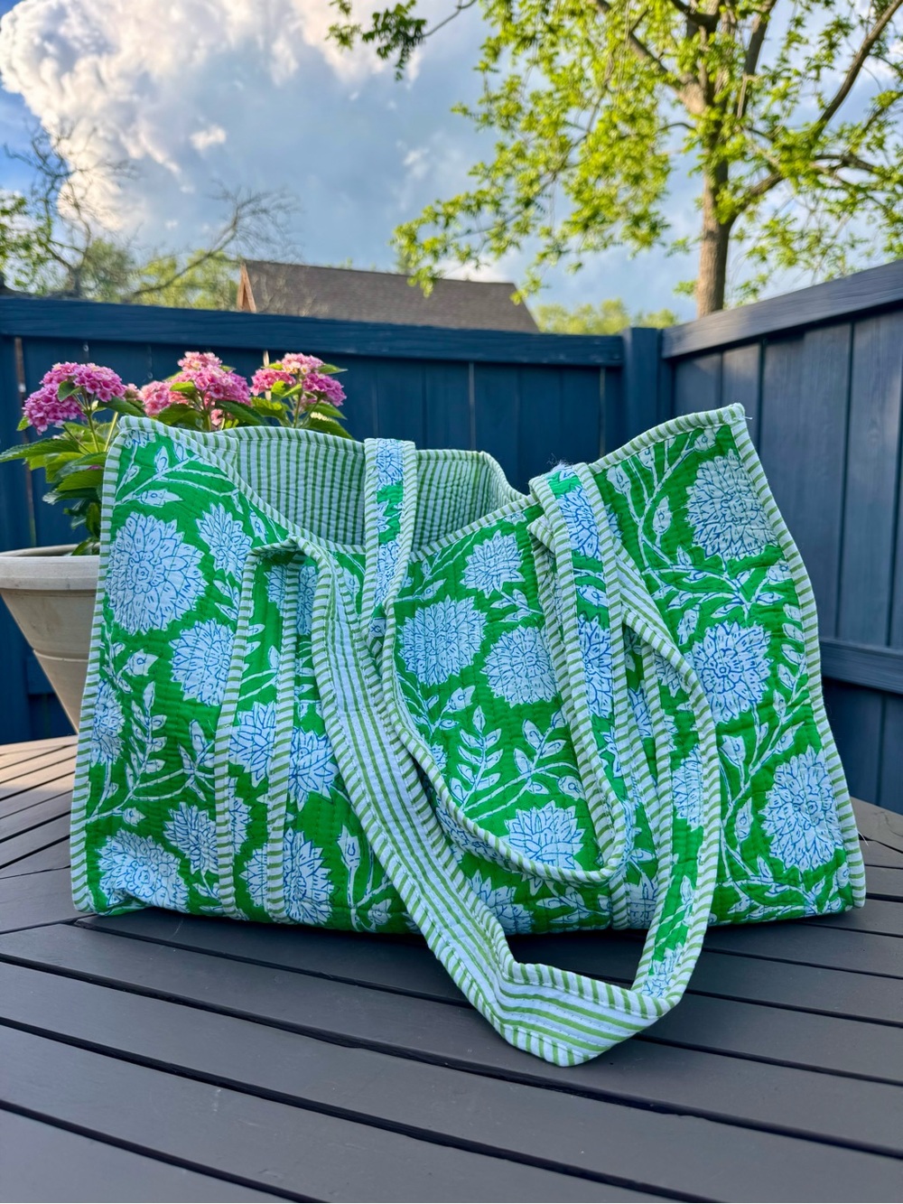 “The Terra” Quilted Tote
